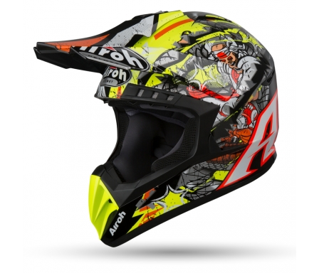 KASK AIROH SWITCH PIRATE GLOSS
